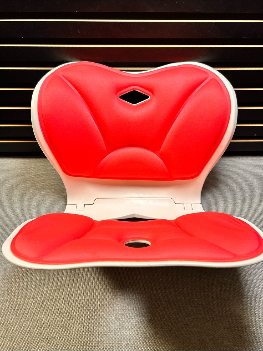 Ergonomic lumbar back Posture Support Seat Cushion foldable